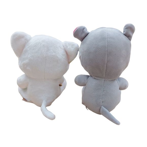 Build a Bear Plush Stuffed Animals Hippo Cat Set of 2 - Picture 2 of 5